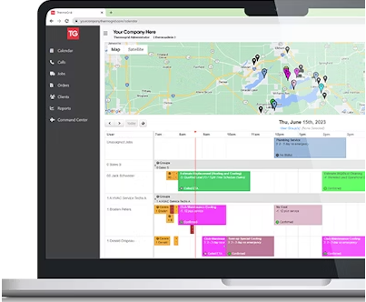 ThermoGrid enables contractors to manage jobs from anywhere.
