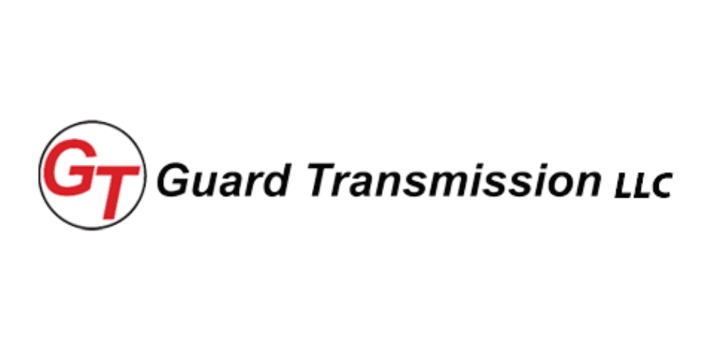 Guard Transmission LLC logo with red GT in a circle and black text on white background
