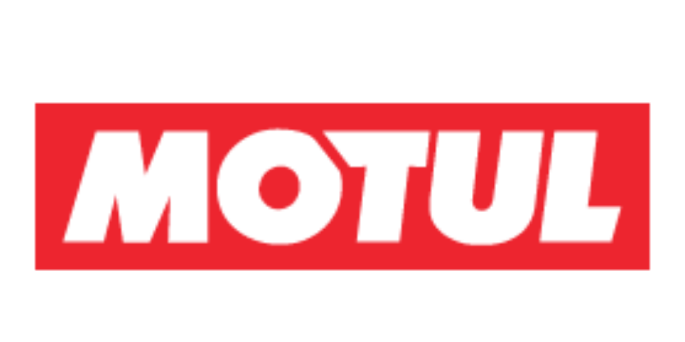 Red MOTUL logo with bold white lettering