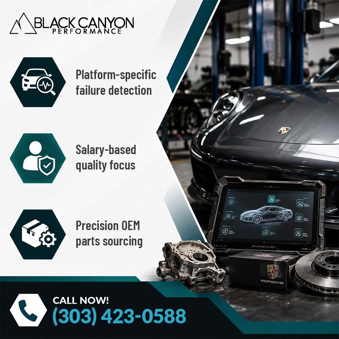 Porsche vehicle repair