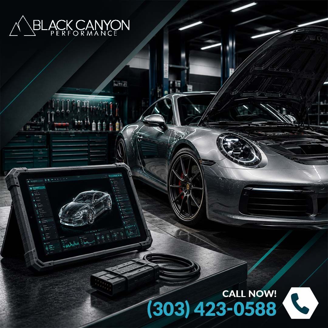 Porsche repair technician