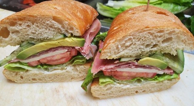 two sandwiches