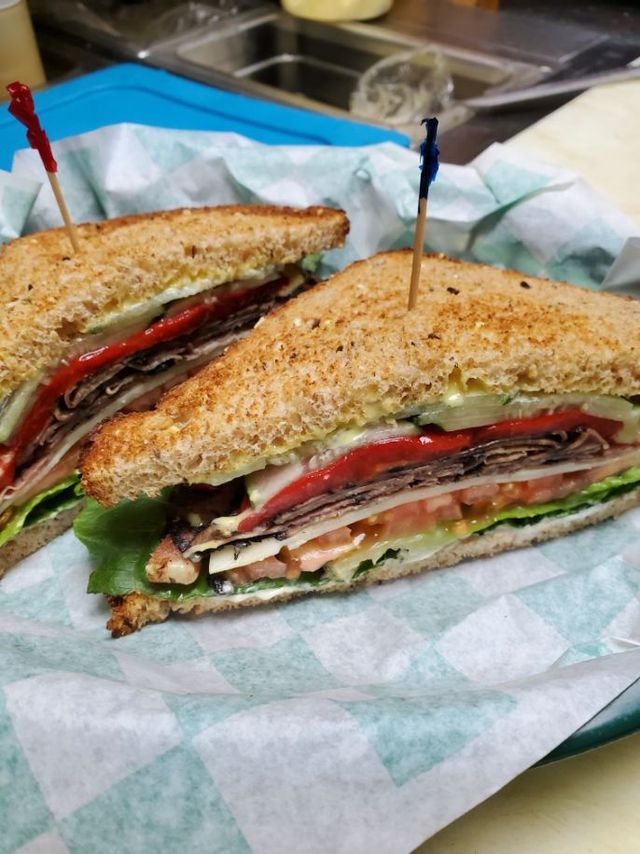 two sandwiches