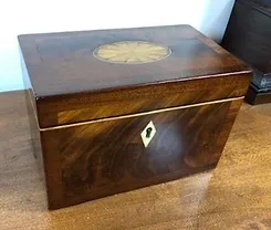 Double Tea Caddy Box