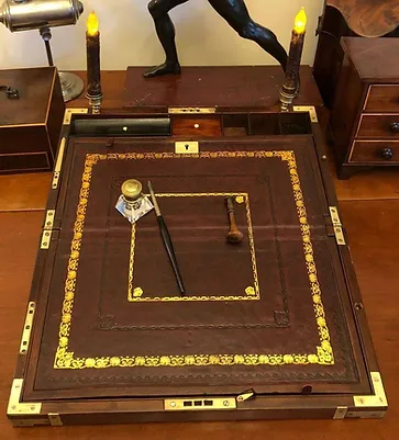 Early Mahogany Writing Slope