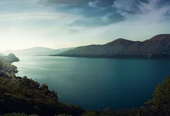Beautiful View of Mountain and Sea
