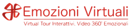 Logo di Emozioni Virtuali, brand di China-Link srl per video 360, virtual tour, tour virtuali, realtà virtuale, video immersivi