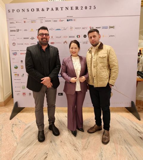 Marco Facchini di China-Link al Merano Wine Festival
