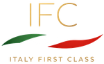 Logo di Italy First Class, incoming di lusso, luxury Italian trip