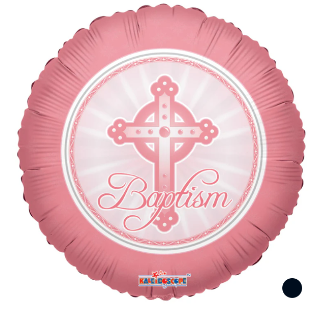 Pink Baptism Balloon