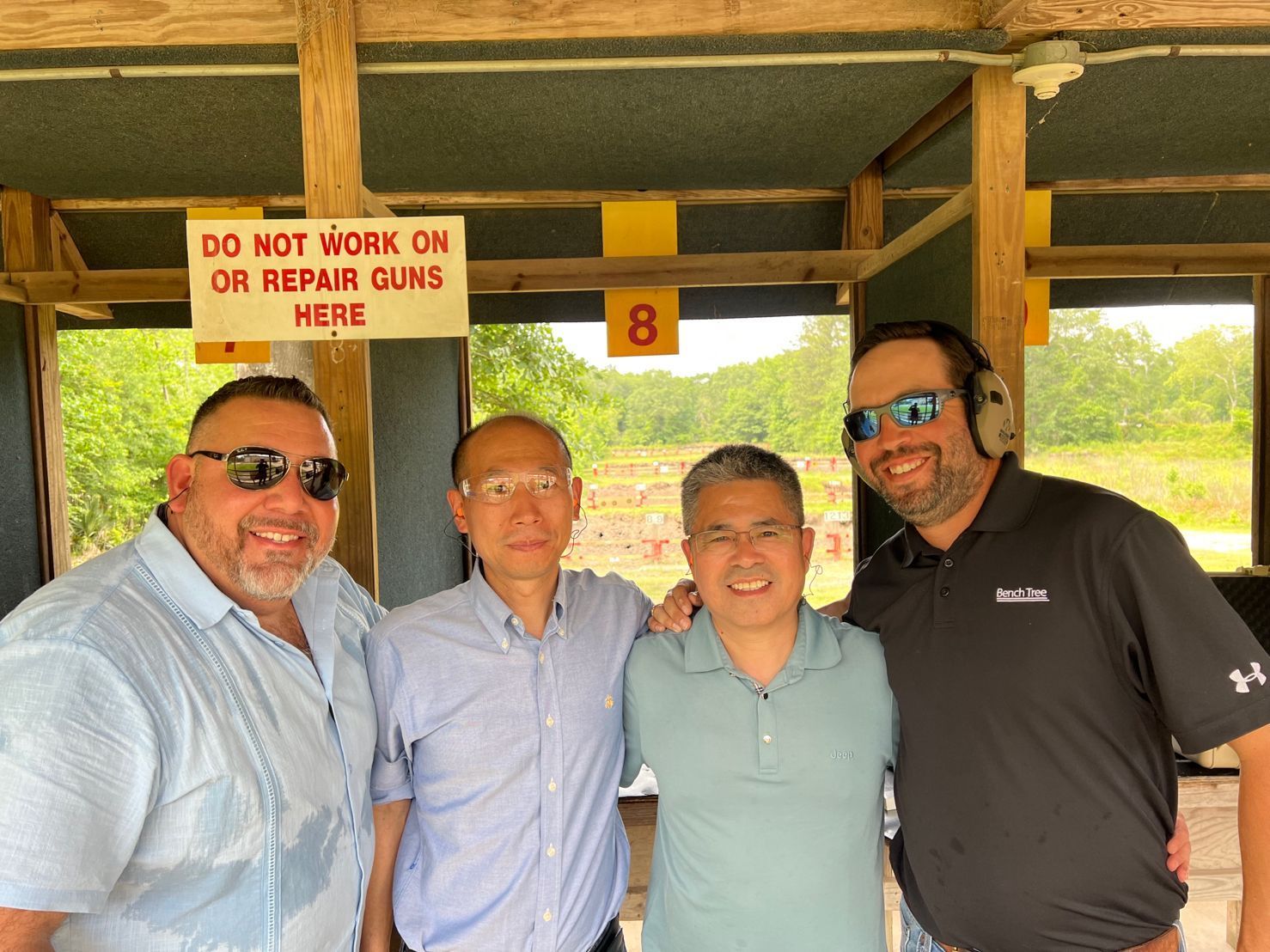 Clay shoot team