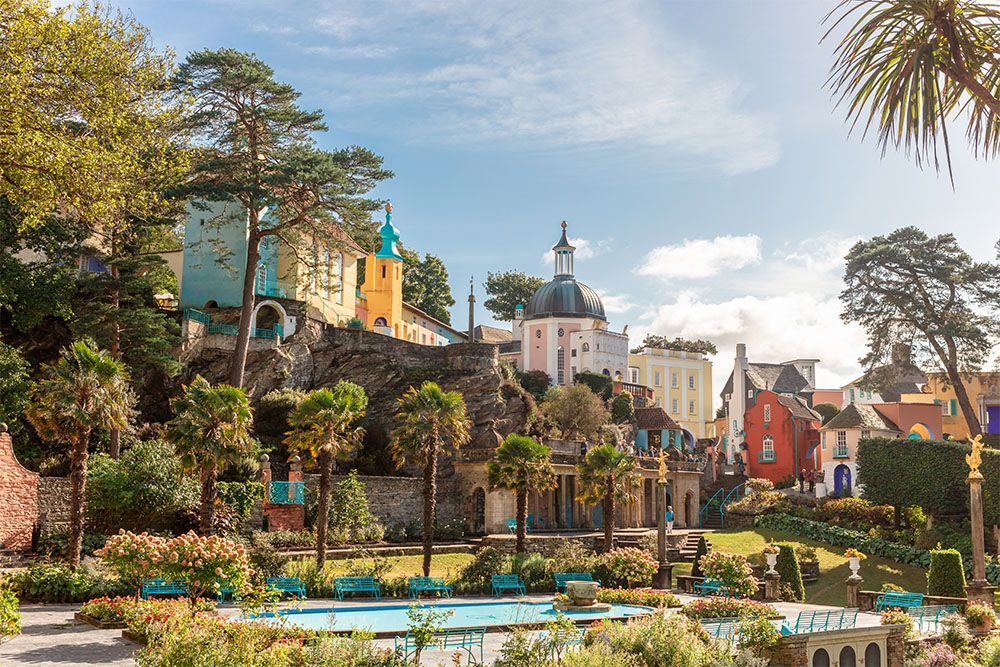 Popular tourist resort of Portmeirion
