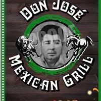Sign for Tapatio Mexican Restaurant, red letters over green border, image of people, white background.