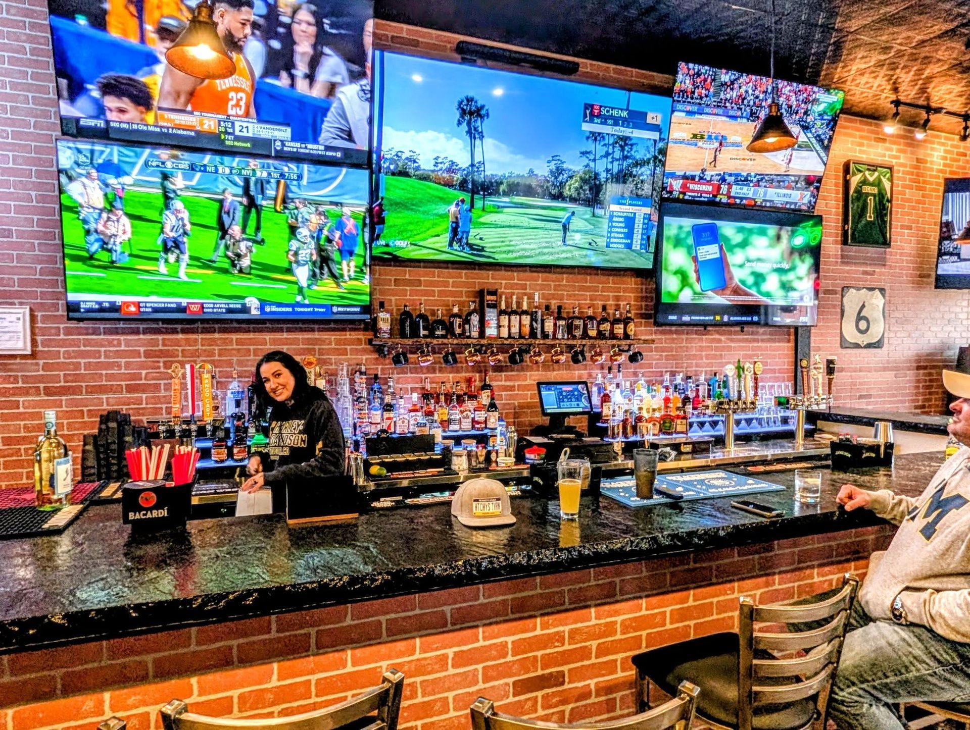 inviting bar