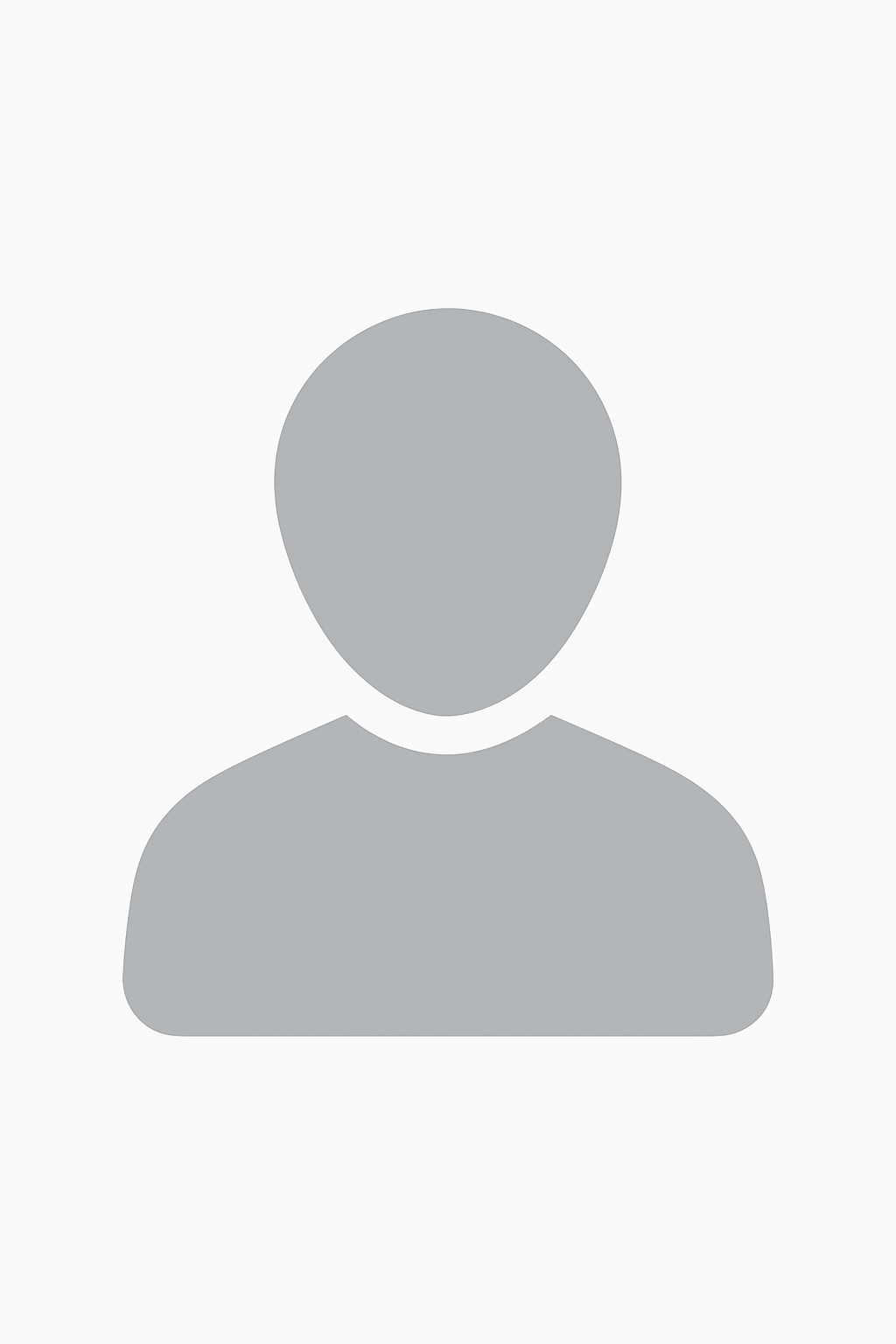 It is a silhouette of a person without a face.