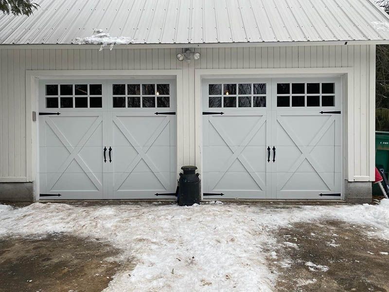 A garage door installation in Highland, MI by KSK Garage Doors