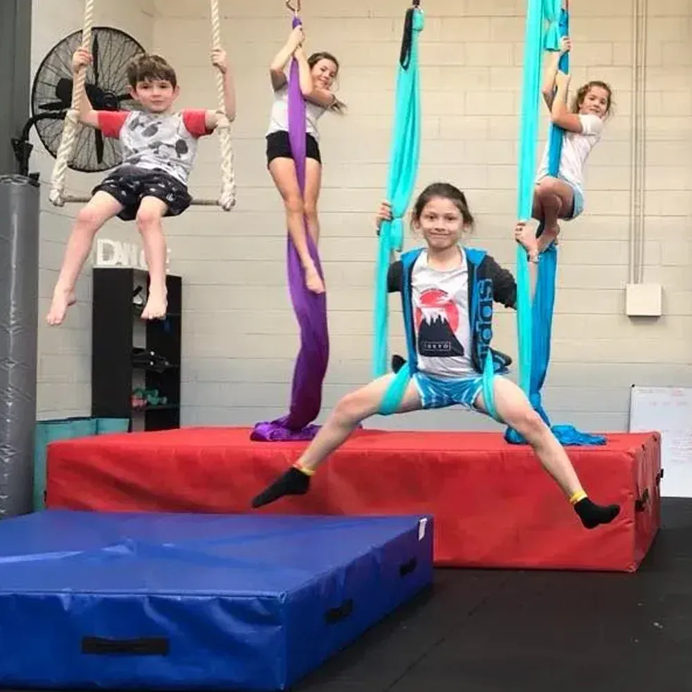 bungee fitness, birthday party, group fitness, gym, bungeefit, bungee fitness franchise, aerial, silk, hoop, trapeze, aerial
