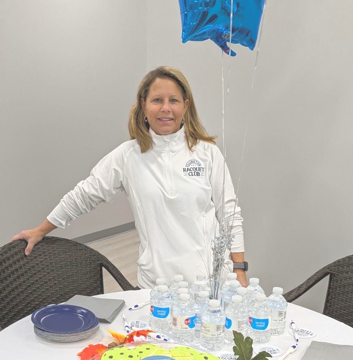 Tracy French of Ellington Racquet Club