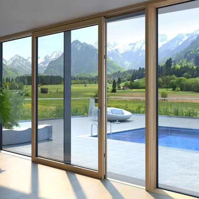 Porte patio aluminium