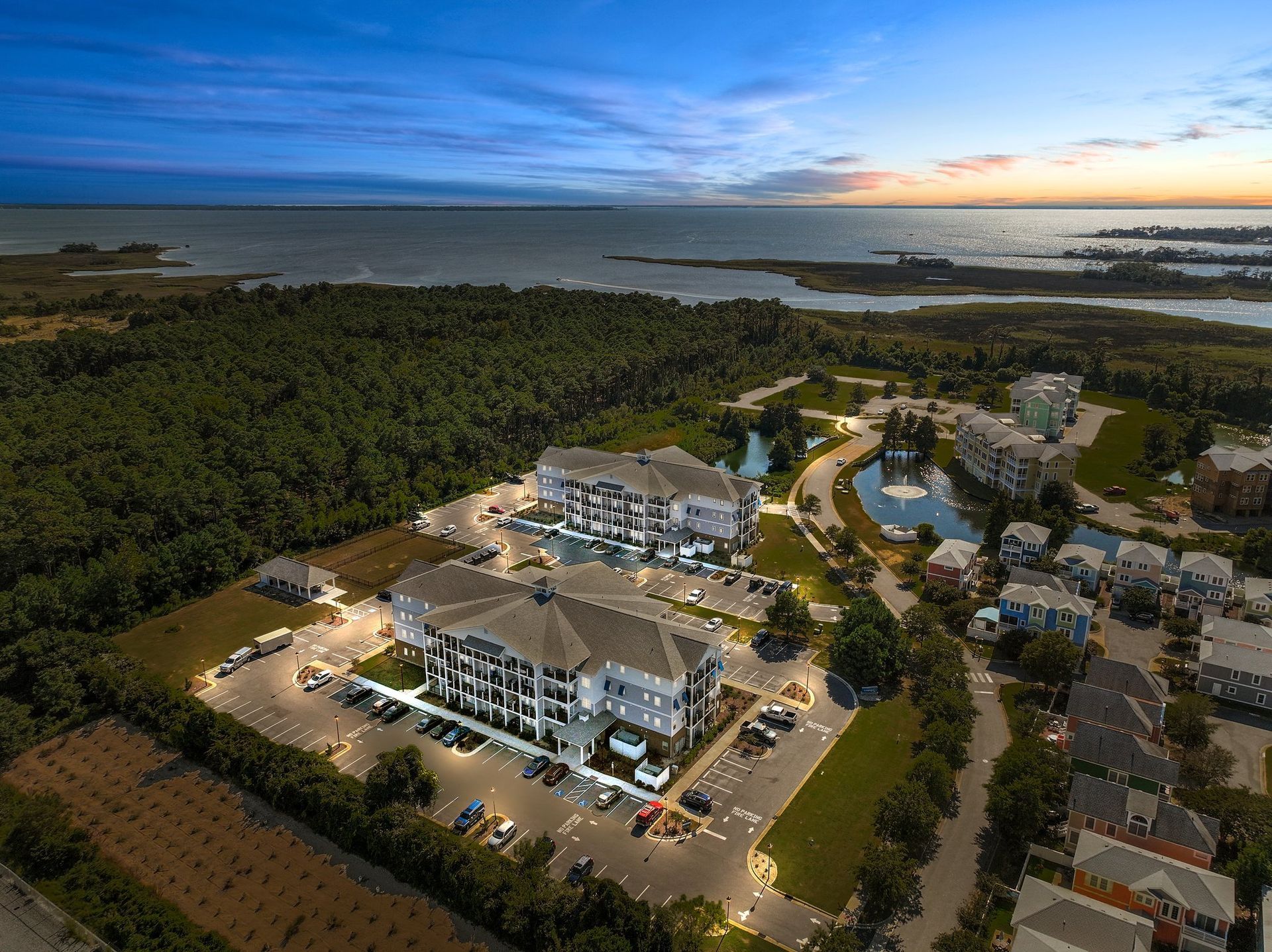 Modern apartments at Somerset in Kill Devil Hills, Outer Banks, close to beaches, parks, and more
