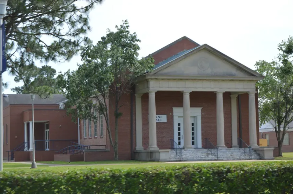 Lane Hall at Elizabeth City State University, photographed in 2018