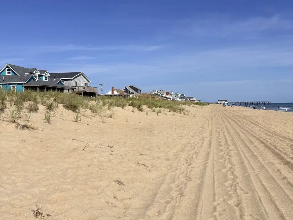 Beach and dunes in Kitty Hawk, North Carolina