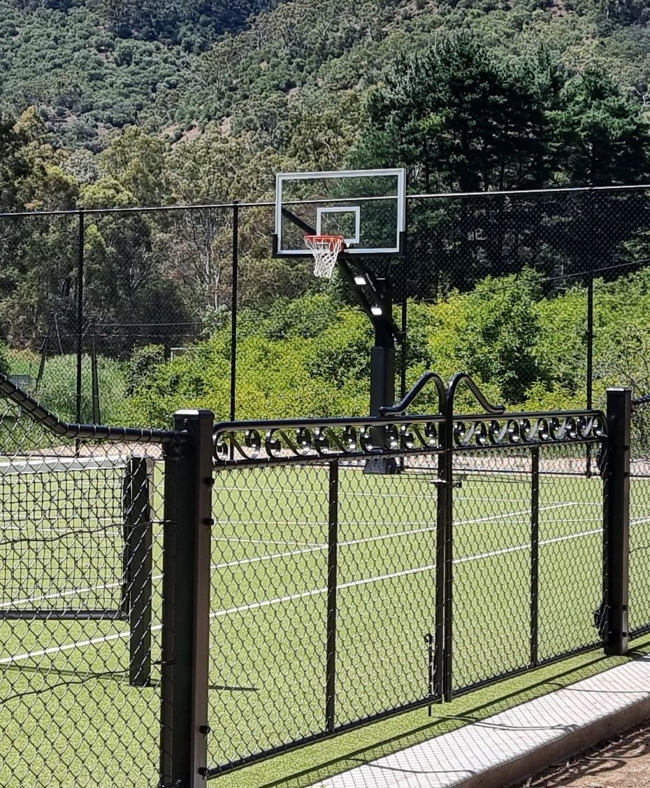 Tennis Court with Gazebo — Norton Summit, SA — Boag Construction 