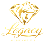 Gold lion head diamond logo with the word &ldquo;Legacy&rdquo; and &ldquo;Innovations&rdquo; below