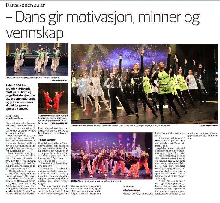 Avisoppslag fra Røyken og Hurum avis tirsdag 23. juni 2026