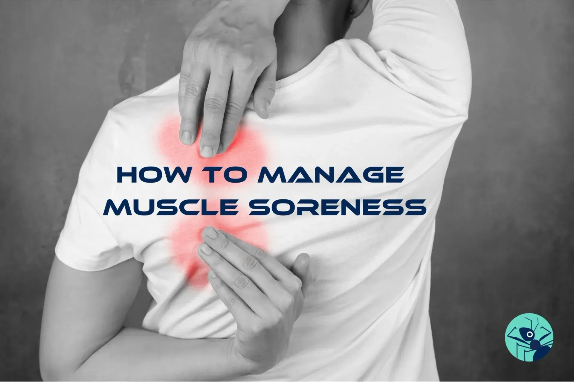 A person is holding their shoulder in pain.