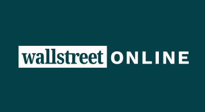 Das Wall Street Online-Logo befindet sich auf blauem Hintergrund.