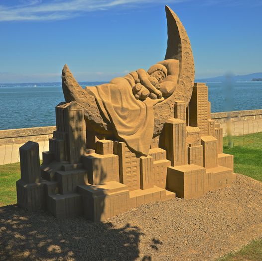 Sandskulptur Rorschach Festival  