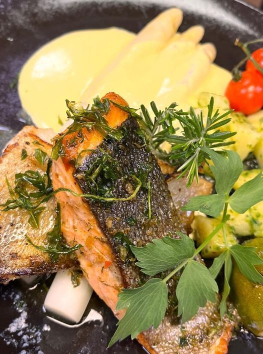Fisch Spargel am Bodensee