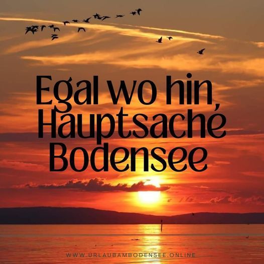 Egal wo hin Bodensee Grafik 
