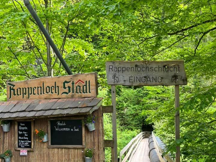 Rappenloch Schlucht . Urlaub am Bodensee 