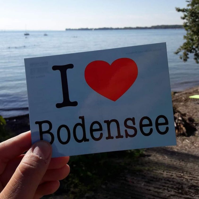 I Love Bodensee Postkarte