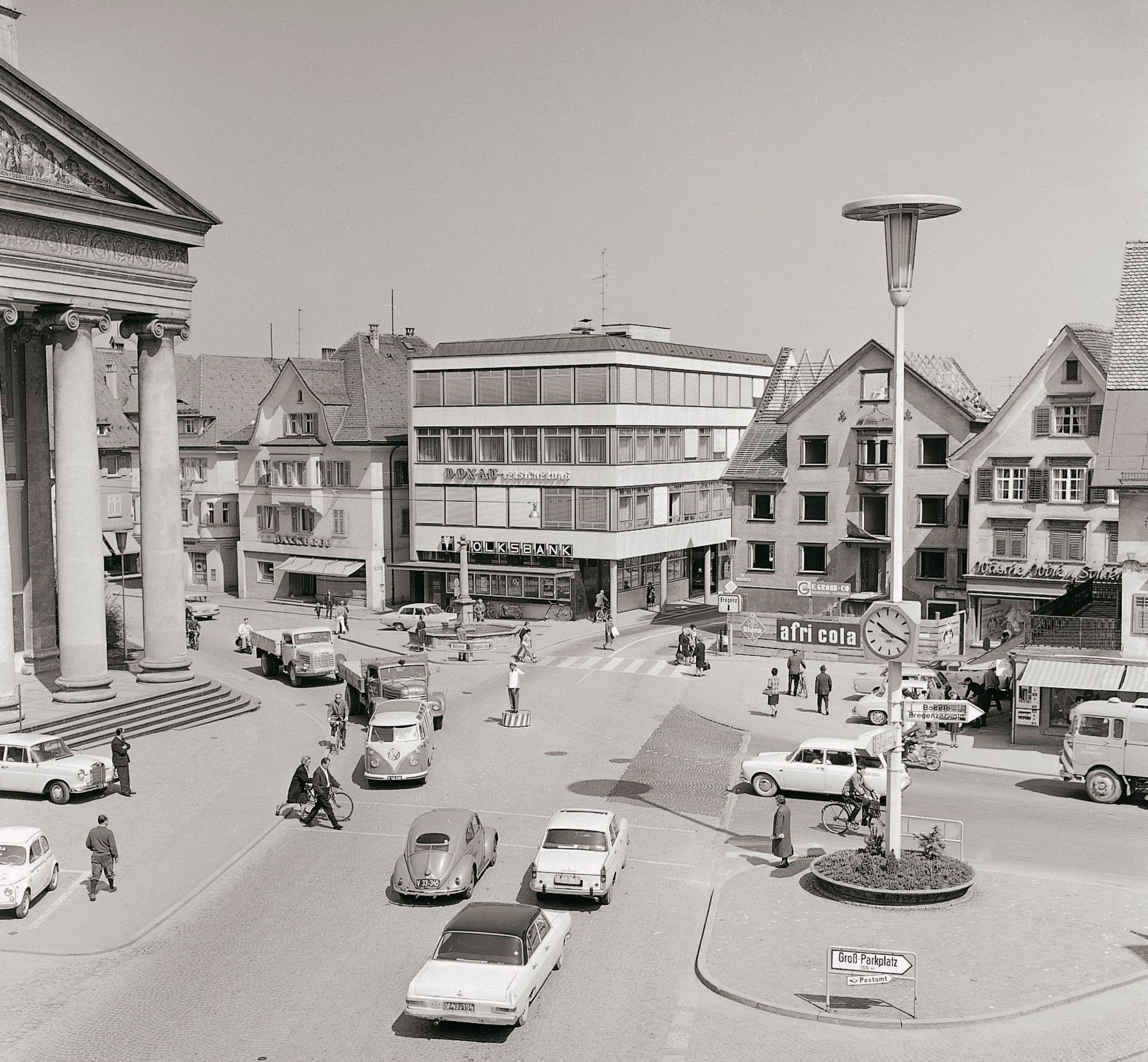 Dornbirn Marktplatz & Marktstrasse ©Stadtarchiv Dornbirn