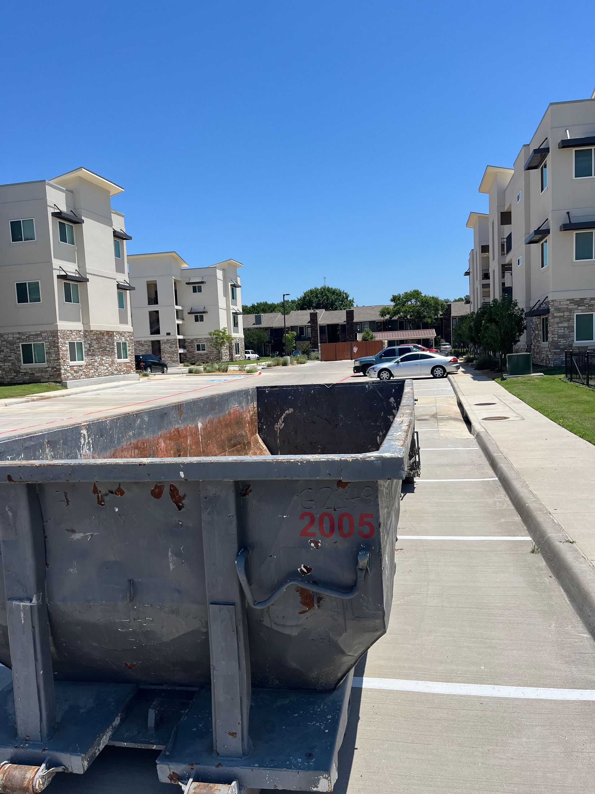 residential use dumpster