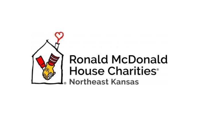 The logo for ronald mcdonald house charities northeast kansas