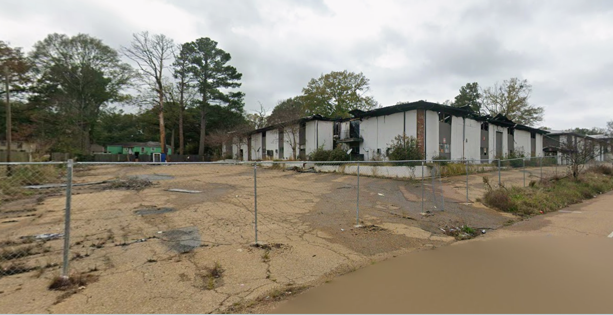 Belvedere Apartments in Jackson, MS have been condemned.