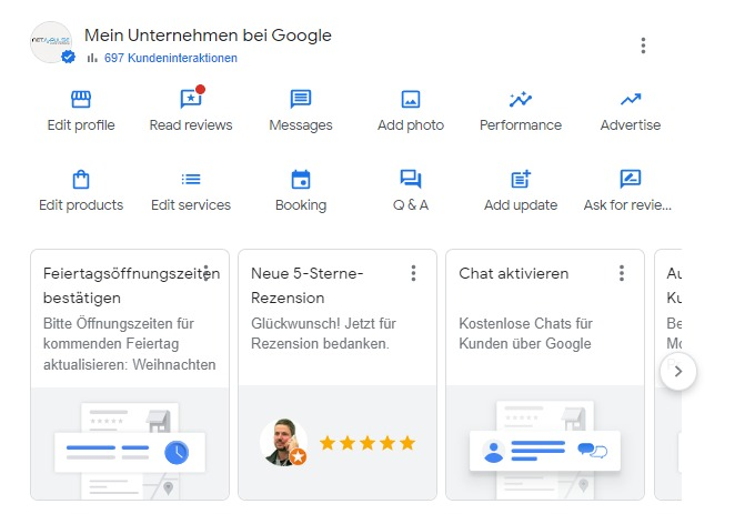 A screenshot of a google page with a lot of icons on it.