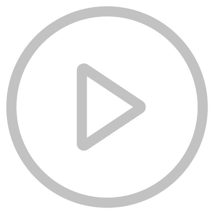 Eine Play-Taste in einem Kreis auf weißem Hintergrund.