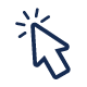Symbol eines Mauszeiger mit Klick-Effekt.