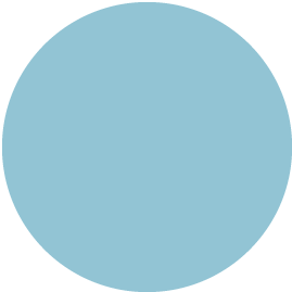 Hellblauer Kreis 