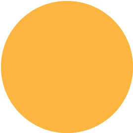 Orangefarbener Kreis 