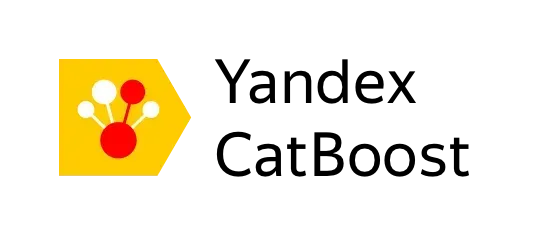 Ein gelb-rotes Logo für Yandex Catboost