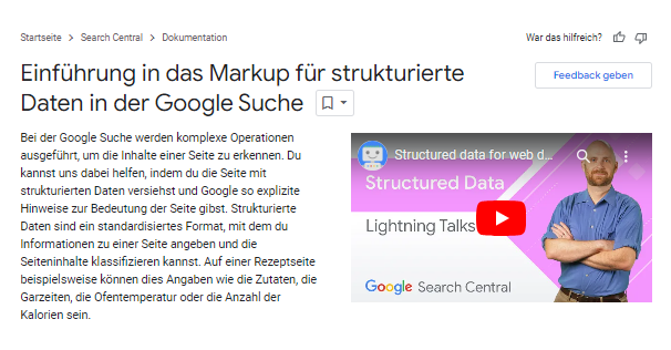 Bild von Google über neue Updates im Bereich Syntaxes
