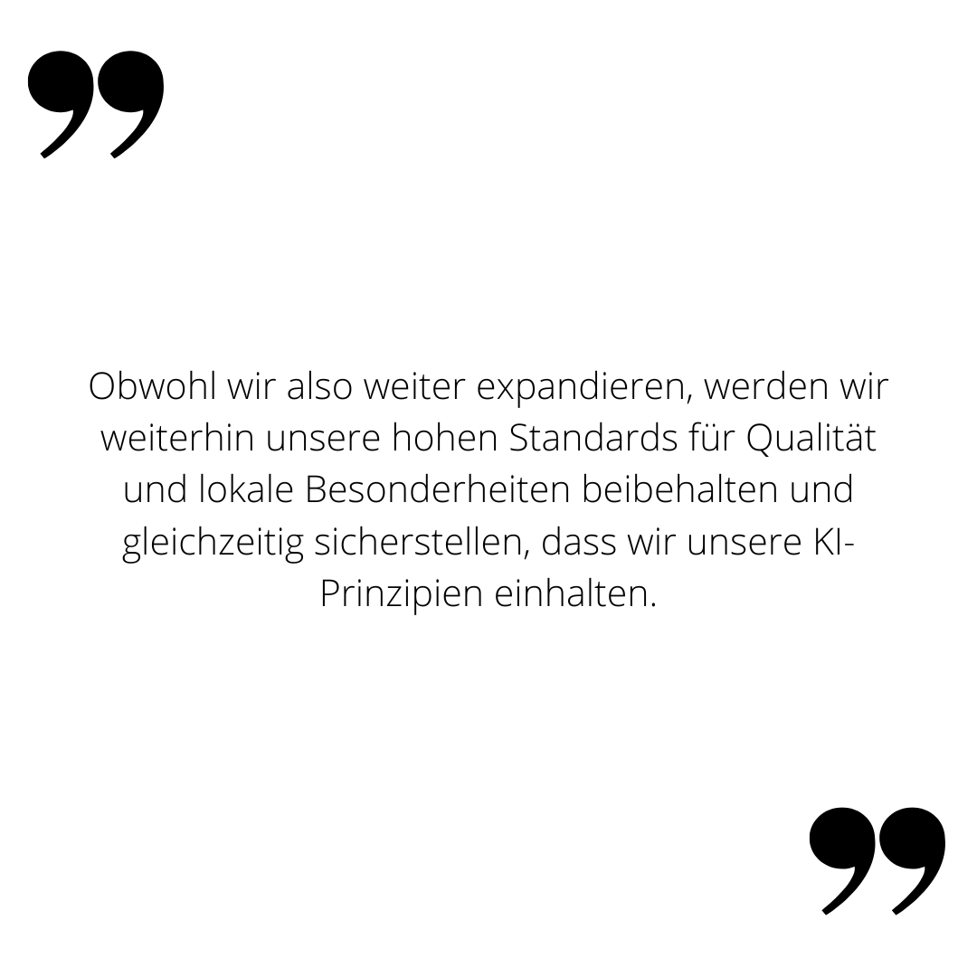 Ein Bild mit einem Zitat auf Deutsch auf weissem Hintergrund.