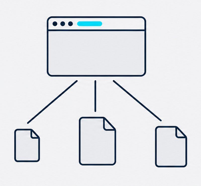 Domain-Property mit allen Varianten, URL-Präfix-Property für einen Teil der Adressen und zwei Bestätigungswege per DNS oder HTML (Teil 2 von 3: URL-Präfix: ein Teil)