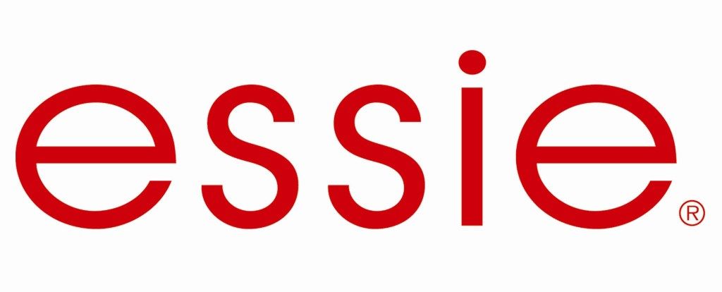 Logo Essie in testo rosso.